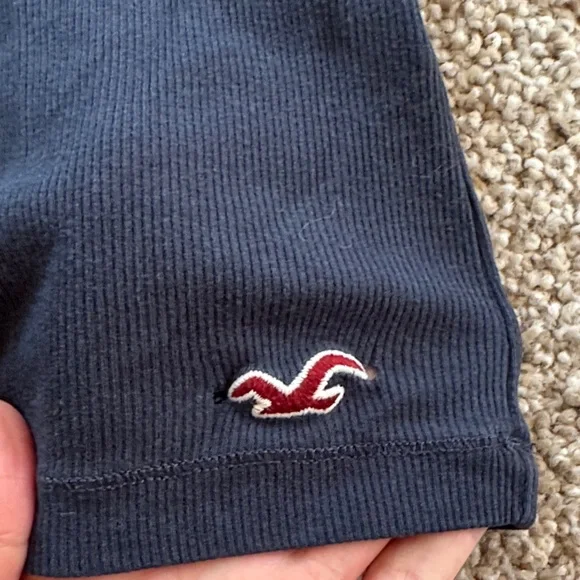 OG Hollister Navy Blue Lace Trim Tank Top - Picture 2 of 8